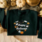 Happy Halloween Sweatshirt, Funny Halloween Pumpkins Sweater, Autumn Fall Printed Jumper for Adults, Halloween Party Family Clothing Gifts