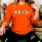 Halloween Ghost Cows Sweater, Vintage Halloween Embroidered Sweatshirt, Funny Fall Cows Jumper, Spooky Season Outfits, Halloween Party Gifts