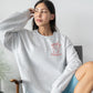 Halloween Sweatshirt, Spooky Season Embroidered Ghost Monogram Crewneck Jumper, Halloween Matching Vacation Aesthetic Unisex Sweater Gifts