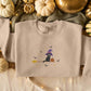 Embroidered Witch Goth Sweatshirt, Halloween Adults Witchy Clothing, Fall Cat Sweatshirt Gifts for Him/Her, Spooky Season Halloween Costumes