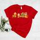 Vintage Halloween Shirt, Autumn Fall T Shirt, Pumpkin Coffee Cups Autumn Crewneck Tees, Halloween Season Clothing, Halloween Night Outfits