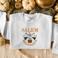 Salem Massachusetts Embroidered Sweatshirt, Halloween Trendy Autumn Crewneck, Vintage Salem Sweatshirt, Spooky Season Unisex Sweatshirt