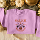 Salem Massachusetts Embroidered Sweatshirt, Halloween Trendy Autumn Crewneck, Vintage Salem Sweatshirt, Spooky Season Unisex Sweatshirt