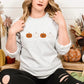 Embroidered Pumpkin Sweatshirt, Halloween Fall Jumper, Jack-o-Lantern Sweatshirt, Halloween Embroidered Sweater, Spooky Season Fall Outfits