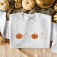 Embroidered Pumpkin Sweatshirt, Halloween Fall Jumper, Jack-o-Lantern Sweatshirt, Halloween Embroidered Sweater, Spooky Season Fall Outfits