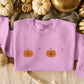 Embroidered Pumpkin Sweatshirt, Halloween Fall Jumper, Jack-o-Lantern Sweatshirt, Halloween Embroidered Sweater, Spooky Season Fall Outfits