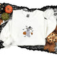 Ghost Pumpkin Sweatshirt, Embroidered Halloween Cute Ghost Crewneck Jumper, Spooky Season Fall Jumpers, Gothic Sweatshirts, Halloween Outfit