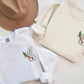 Embroidered Easter Bunny Sweatshirt, Funny Easter Day Sweater for Women, Cute Bunny with Carrot Crewneck Jumper, Easter Bunny Lover Gifts