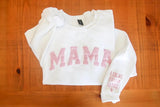 Personalized Mama Sweatshirt, Custom Mom Puff Print Sweater with Kid Names, Mother’s Day Present, Family Apparel, Mother's Day New Mom Gifts