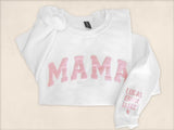 Personalized Mama Sweatshirt, Custom Mom Puff Print Sweater with Kid Names, Mother’s Day Present, Family Apparel, Mother's Day New Mom Gifts