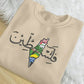 Palestine Map Arabic Name Design Embroidered Sweater, Palestine Crewneck Sweatshirt, Al Aqsa Map Palestine Arabic Jumper, Palestine Flag Top