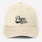 Custom Pop Embroidered Hat, Personalized Est. Year Baseball Cap, Vintage Grandpa Hat, Pop Hat for Grandfather, Best Dad Birthday Gifts