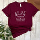 Hen Party T-Shirts, Personalised Bride/ Mother Of the Bride/Team Bride Shirts, Bachelorette Party Top, Bridesmaid Gifts, Bridal Shower Gifts