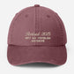 Custom Retirement Celebration Embroidered Hat, Personalised Dad Hat, Not My Problem Anymore Vintage Hat, Men's Baseball Cap, Retirement Gift