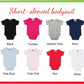 Baby Est Bodysuit | Personalized Baby Bodysuit with Year | Father’s Day Baby Outfit | Matching Dad and Baby Gift | New Baby Announcement