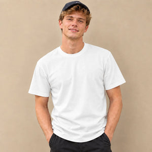 White Tshirt for Men | Cotton White T shirt
