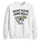 Wicket Please Gimme Healy Women Cricket Sweatshirt - T20 Womens World Cup Sweatshirt Australia