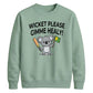 Wicket Please Gimme Healy Women Cricket Sweatshirt - T20 Womens World Cup Sweatshirt Australia