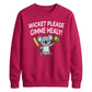 Wicket Please Gimme Healy Women Cricket Sweatshirt - T20 Womens World Cup Sweatshirt Australia