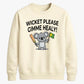 Wicket Please Gimme Healy Women Cricket Sweatshirt - T20 Womens World Cup Sweatshirt Australia