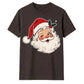 Winking Santa Claus Graphic Christmas Unisex T-Shirt