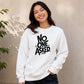 Witty Sarcastic No One Asked Slogan Print Unisex Sweatshirt
