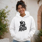 Witty Sarcastic No One Asked Slogan Print Unisex Hoodie