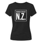New Zealand T20 Women's World Cup Cricket Printed Ladies Fit T-Shirt