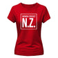 New Zealand T20 Women's World Cup Cricket Printed Ladies Fit T-Shirt