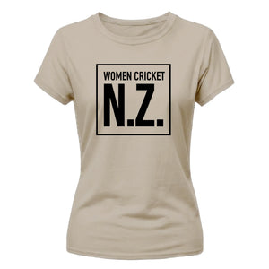 New Zealand T20 Women's World Cup Cricket Printed Ladies Fit T-Shirt