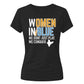 India T20 Women's World Cup Women In Blue Women's Cricket Printed Ladies Fit T-Shirt