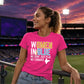 India T20 Women's World Cup Women In Blue Women's Cricket Printed Ladies Fit T-Shirt