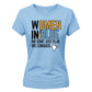 India T20 Women's World Cup Women In Blue Women's Cricket Printed Ladies Fit T-Shirt