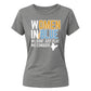 India T20 Women's World Cup Women In Blue Women's Cricket Printed Ladies Fit T-Shirt