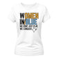 India T20 Women's World Cup Women In Blue Women's Cricket Printed Ladies Fit T-Shirt