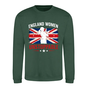 Women Unstoppable Cricket Women Printed Unisex Sweatshirt - T20 Womens World Cup