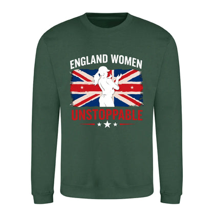 Women Unstoppable Cricket Women Printed Unisex Sweatshirt - T20 Womens World Cup