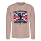 Women Unstoppable Cricket Women Printed Unisex Sweatshirt - T20 Womens World Cup