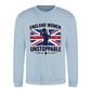 Women Unstoppable Cricket Women Printed Unisex Sweatshirt - T20 Womens World Cup