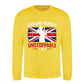 Women Unstoppable Cricket Women Printed Unisex Sweatshirt - T20 Womens World Cup