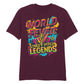 World Fever Street Pitch Legends Football Printed Unisex Tshirt