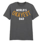 World's Okayest Dad Father's Day Printed Unisex T-Shirt