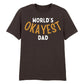 World's Okayest Dad Father's Day Printed Unisex T-Shirt