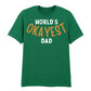 World's Okayest Dad Father's Day Printed Unisex T-Shirt