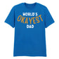 World's Okayest Dad Father's Day Printed Unisex T-Shirt