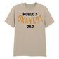 World's Okayest Dad Father's Day Printed Unisex T-Shirt