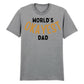 World's Okayest Dad Father's Day Printed Unisex T-Shirt