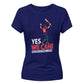 Yes We Can Sciver Brunt Women's Cricket Printed Ladies Fit T-Shirt - England Cricket World Cup 2026