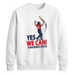 Yes We Can Women Cricket Printed Unisex Sweatshirt T20 Womens World Cup