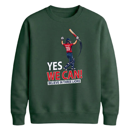 Yes We Can Women Cricket Printed Unisex Sweatshirt T20 Womens World Cup